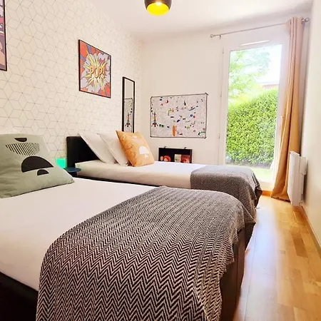 Apartamento Happy 5 Minutes To - Free Wifi - Parking & Garden Montévrain